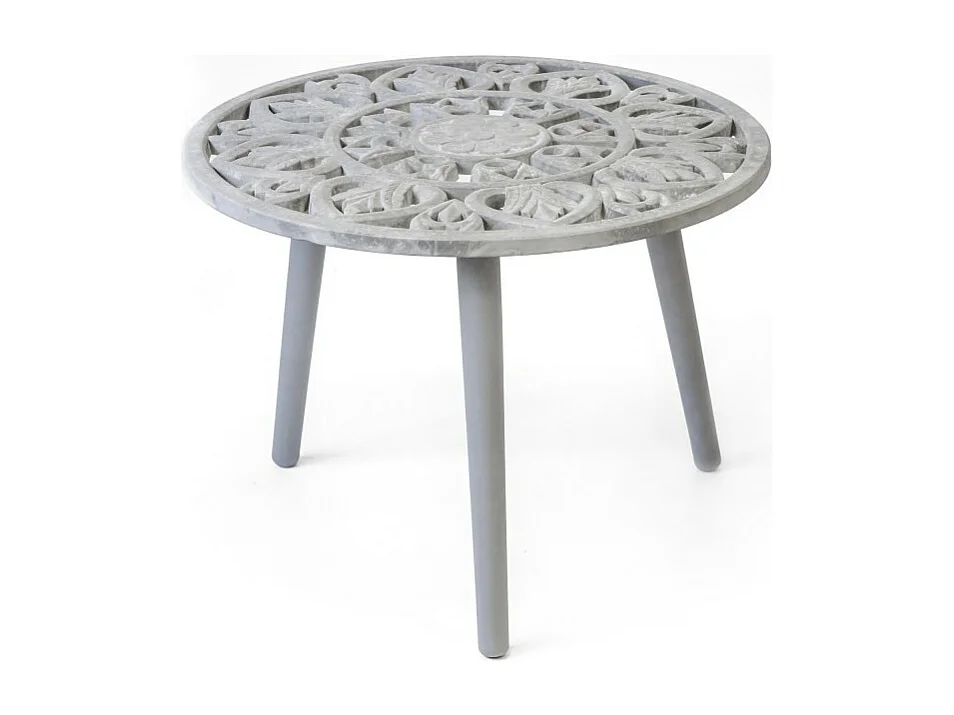 Tavola set di 2 grigia 35,5x48x48/45,5x48x48 cm