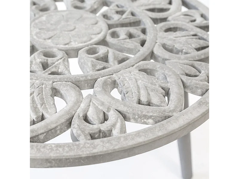 Tavola set di 2 grigia 35,5x48x48/45,5x48x48 cm