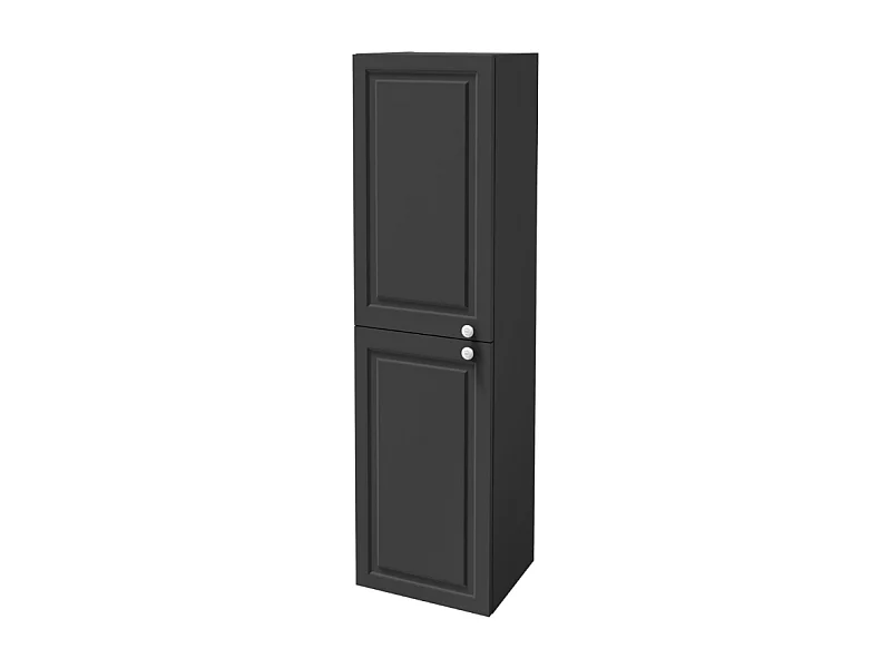 Colonne de salle de bain JACOB DELAFON Cléo1889 Gris intense installation à gauche