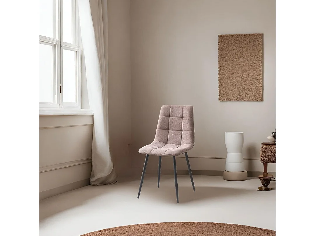 Pack de 4 sillas Lirio en gris