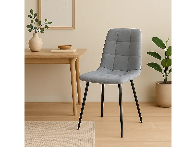 Pack de 4 sillas Lirio en gris