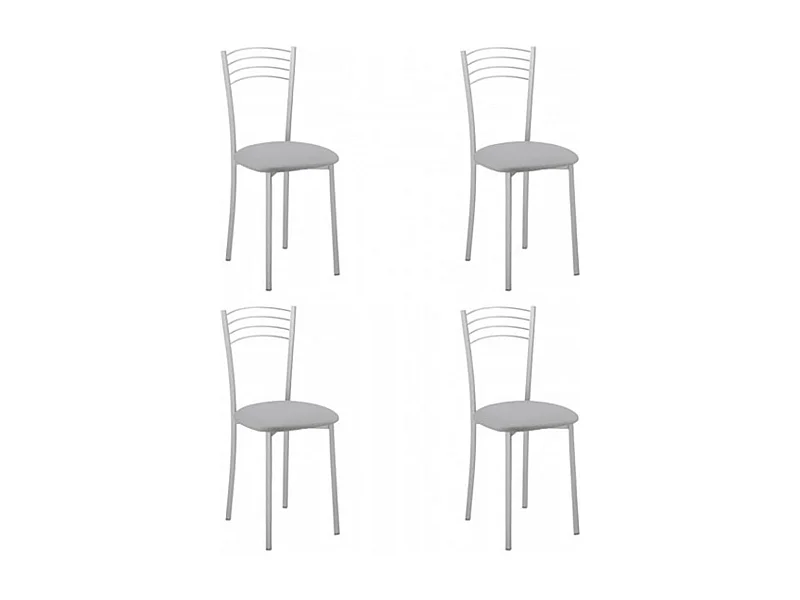 Pack 4 sillas gida gris
