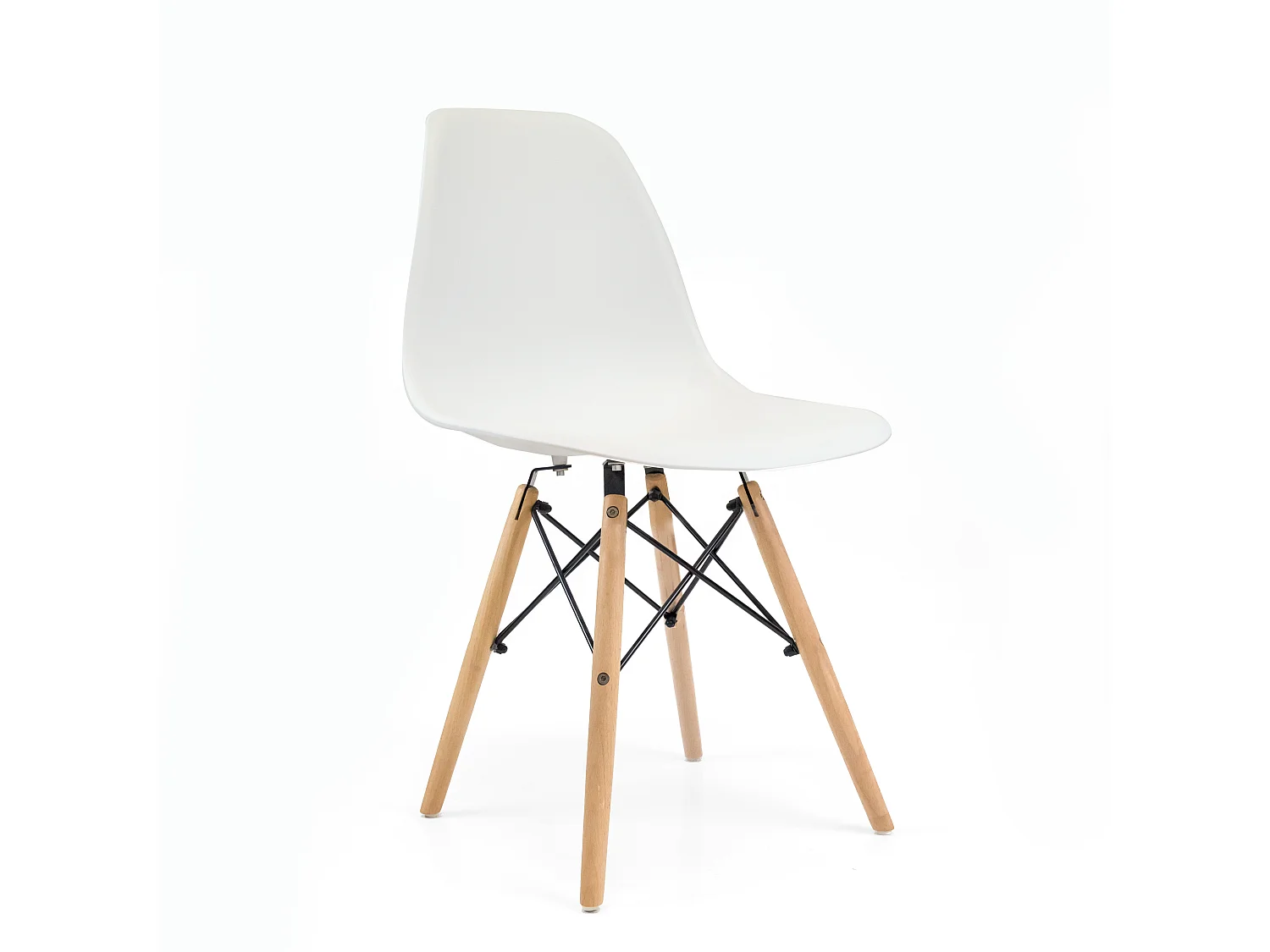 Pack 4 sillas Tulipán blancas