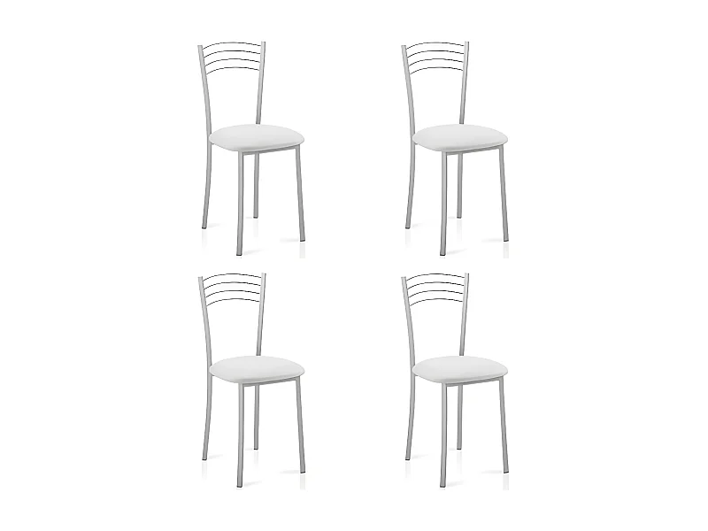 PACK 4 SILLAS GIDA BLANCO