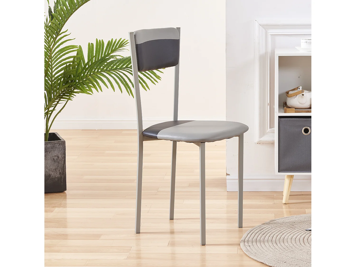 PACK 4 SILLAS SARIN 2 NEGRAS/GRIS