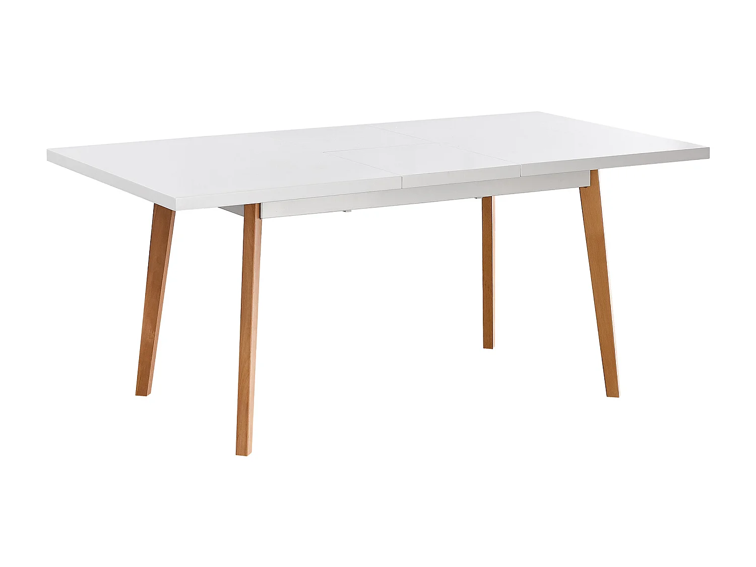 Mesa extensible nordic en blanco