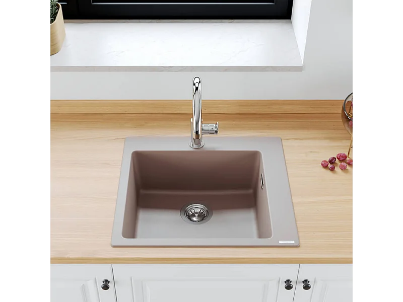 Robinet de cuisine HANSGROHE Vernis Blend M35 210 chromé + nettoyant Briochin