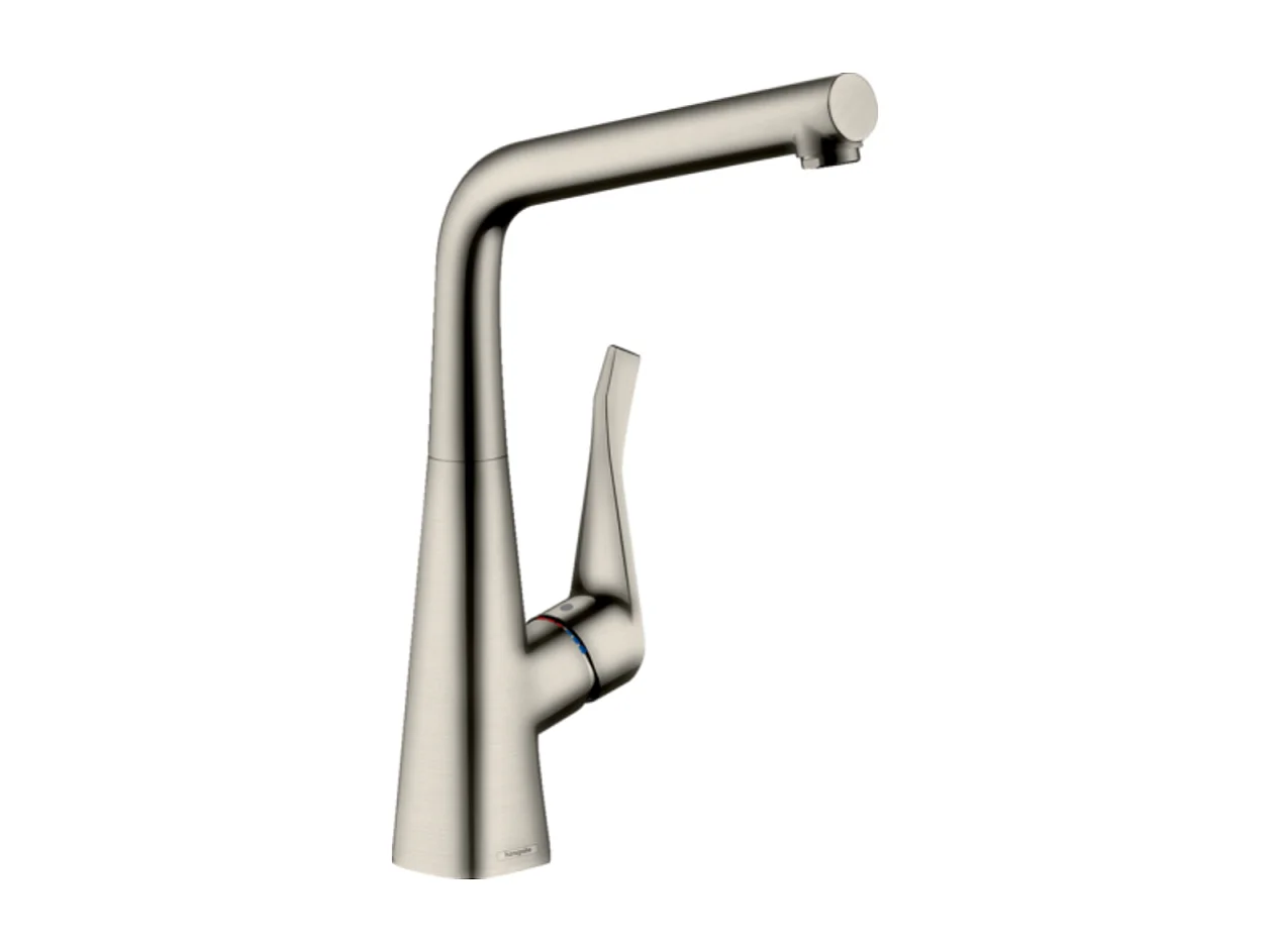 HANSGROHE Metris M71 320 grifo de cocina aspecto acero inoxidable