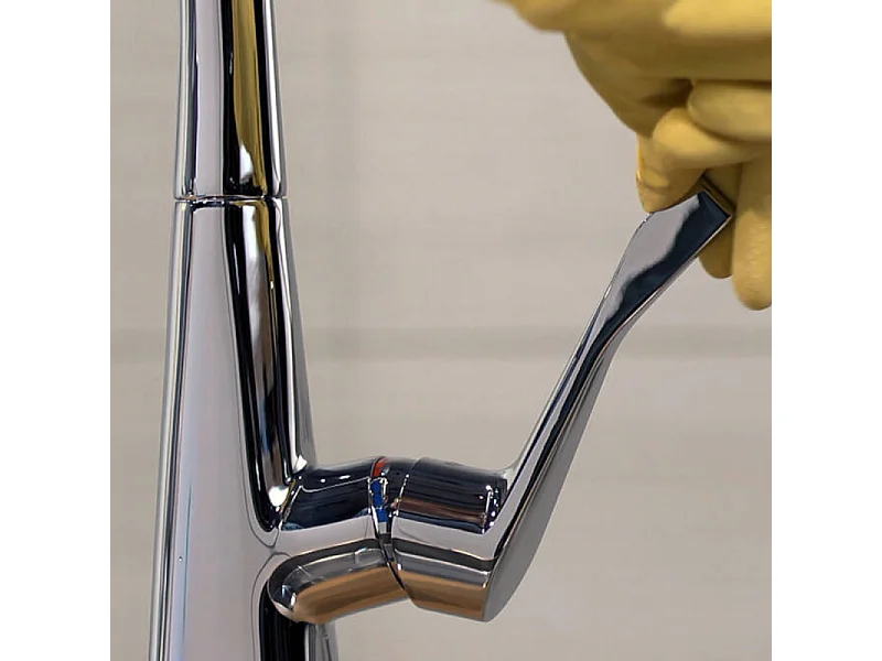 HANSGROHE Metris M71 320 grifo de cocina aspecto acero inoxidable