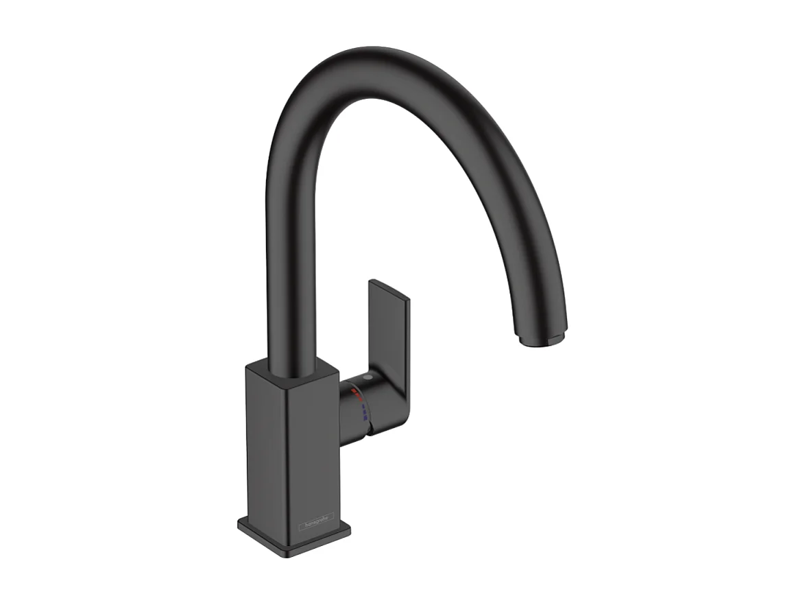 Robinet de cuisine HANSGROHE Vernis Shape M35 210 noir mat
