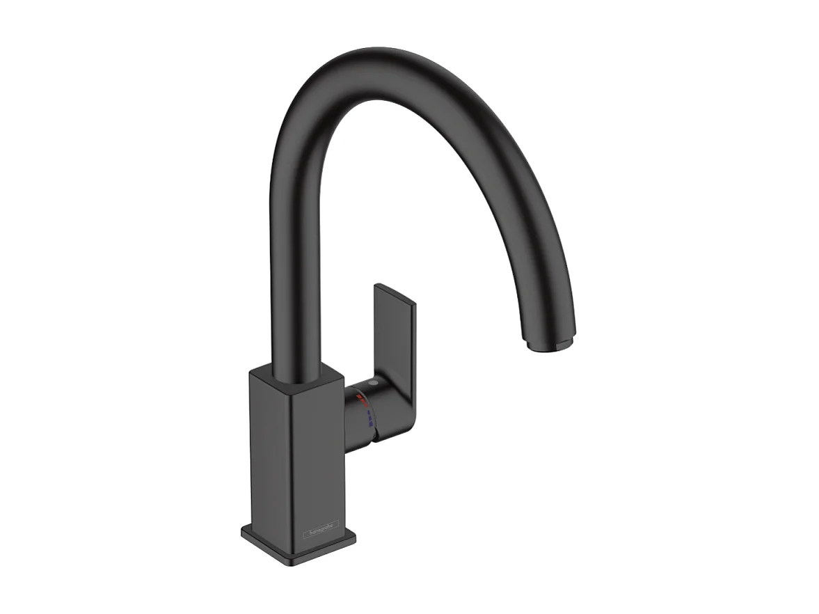HANSGROHE Vernis Shape M35 210 grifo de cocina negro mate