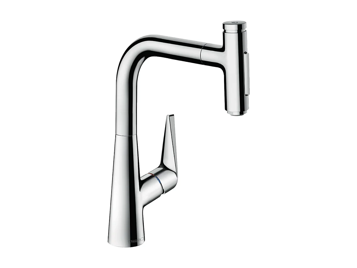 Robinet de cuisine avec douchette HANSGROHE Talis Select M51 220 sBox 2 jets chromé