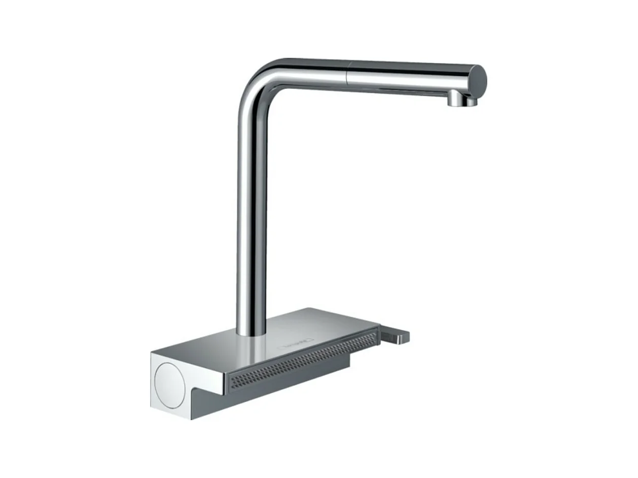 Robinet de cuisine avec douchette HANSGROHE Aquno Select M81 250 2 jets chromé