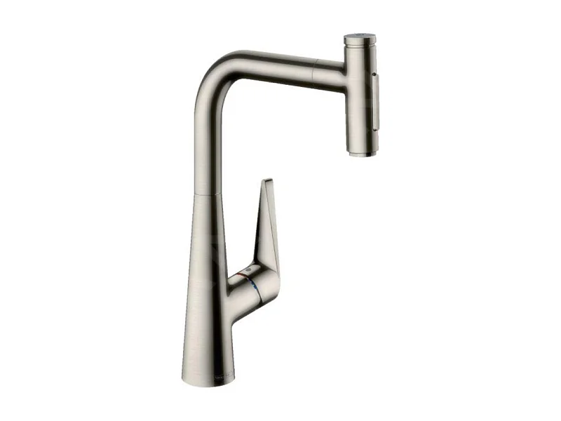 Robinet de cuisine avec douchette HANSGROHE Talis Select M51 300 sBox 2 jets aspect acier inox