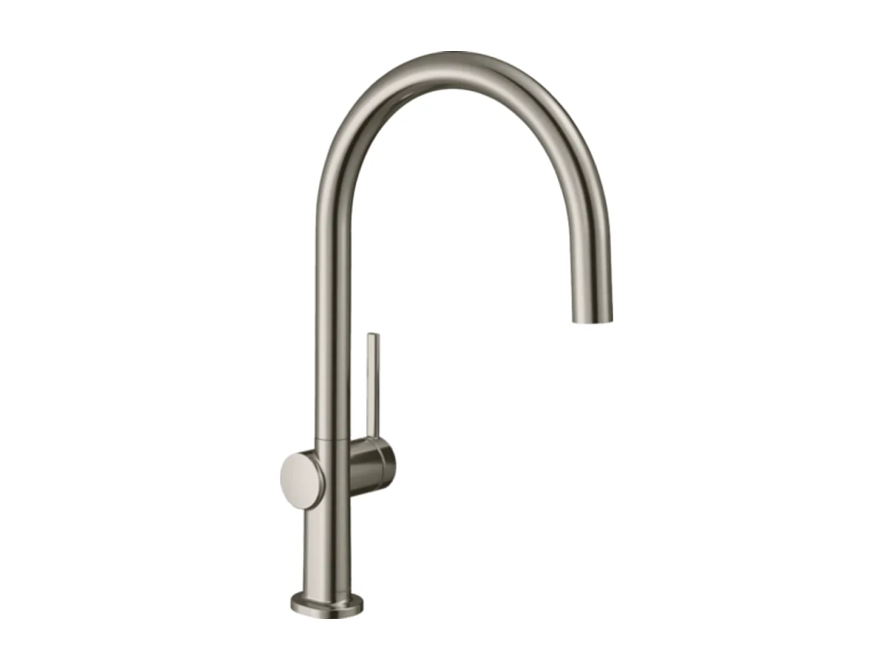 Robinet de cuisine HANSGROHE Talis M54 220 aspect acier inox