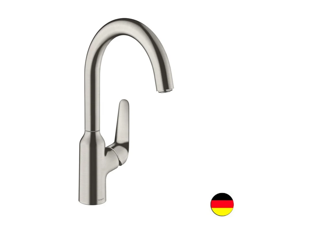 HANSGROHE Focus M42 220 grifo de cocina aspecto acero inoxidable
