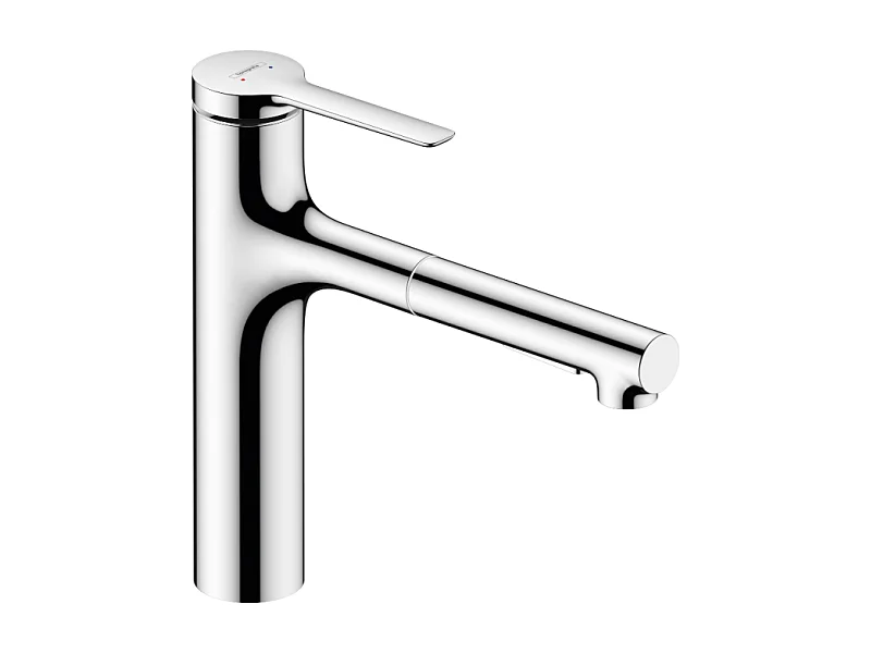 Robinet de cuisine avec douchette HANSGROHE Zesis M33 160 2 jets chromé