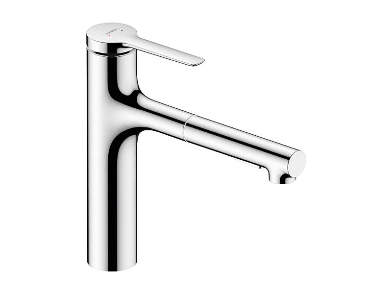 Robinet de cuisine avec douchette HANSGROHE Zesis M33 160 2 jets chromé
