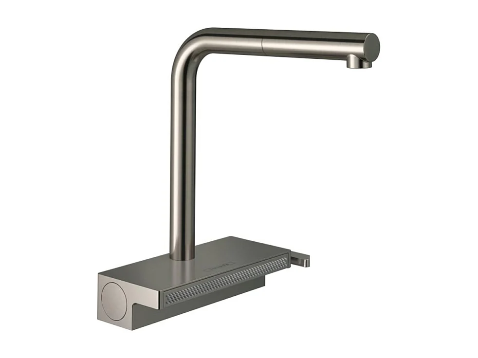 Robinet de cuisine avec douchette HANSGROHE Aquno Select M81 250 sBox 2 jets aspect acier inox