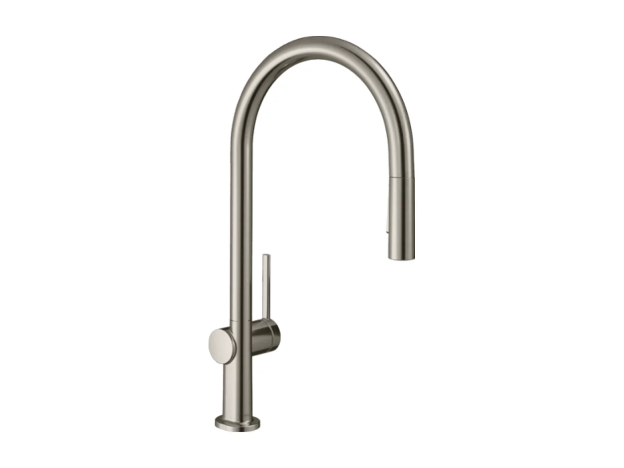 Robinet de cuisine avec douchette HANSGROHE Talis M54 210 sBox 2 jets aspect acier inox