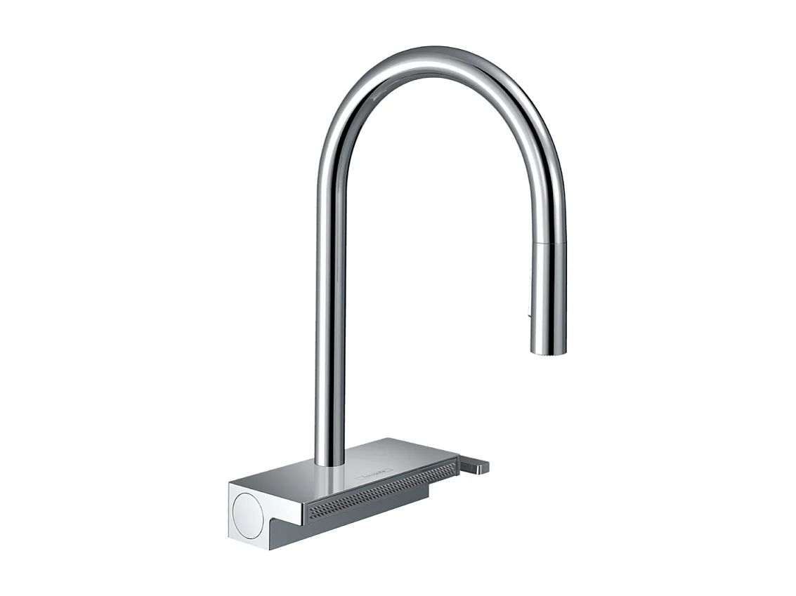 Robinet de cuisine avec douchette HANSGROHE Aquno Select M81 170 sBox 3 jets chromé