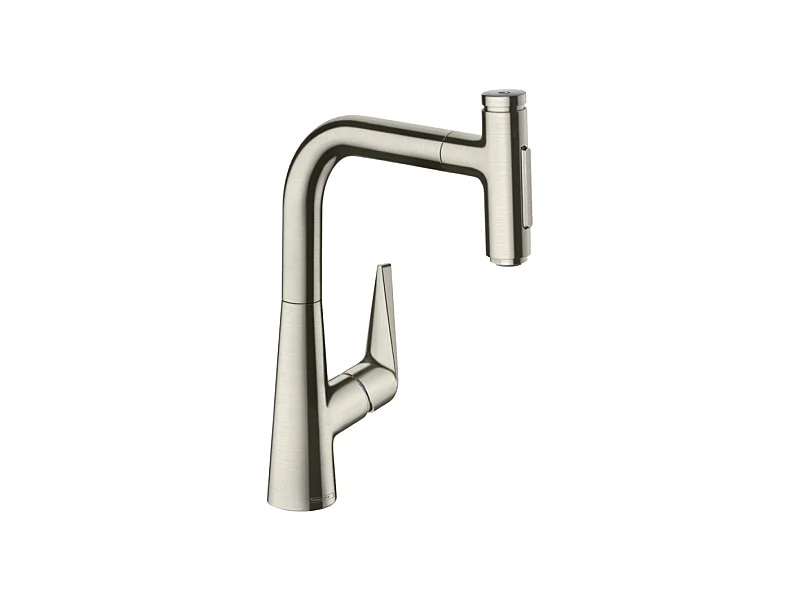 Robinet de cuisine avec douchette HANSGROHE Talis Select M51 220 sBox 2 jets aspect acier inox