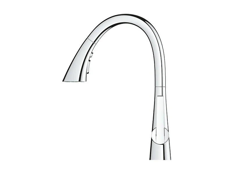 GROHE Mitigeur cuisine Zedra 3 jets Bec haut chrome douchette extractible