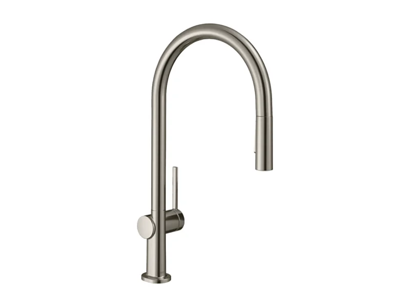Robinet de cuisine avec douchette HANSGROHE Talis M54 210 2 jets aspect acier inox