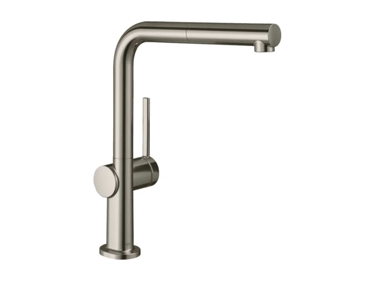 Robinet de cuisine avec douchette HANSGROHE Talis M54 270 aspect acier inox