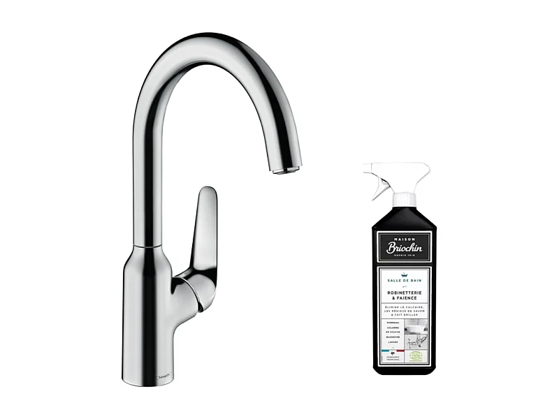 Robinet de cuisine HANSGROHE Focus M42 220 chromé + nettoyant Briochin