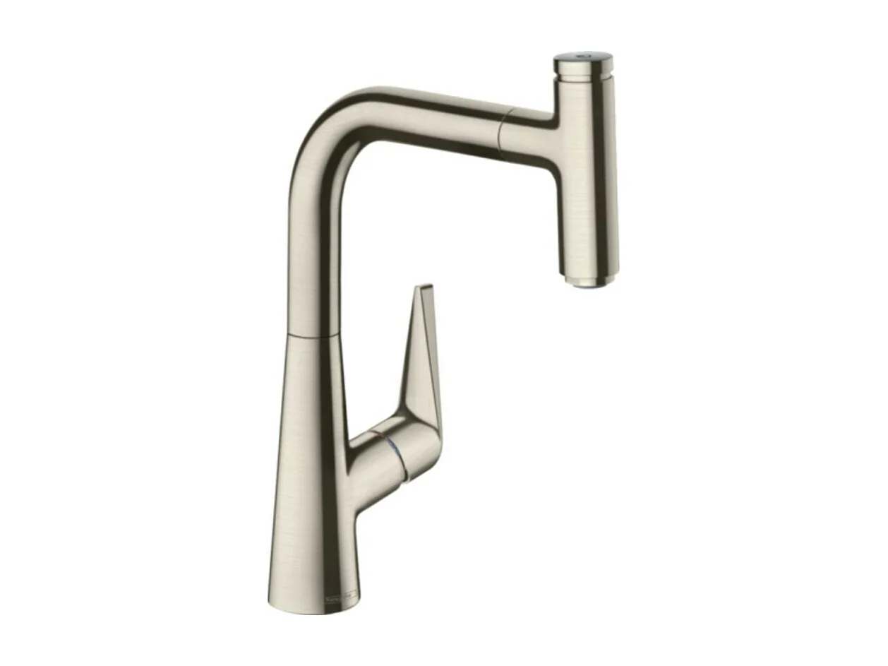 Robinet de cuisine avec douchette HANSGROHE Talis Select M51 220 aspect acier inox
