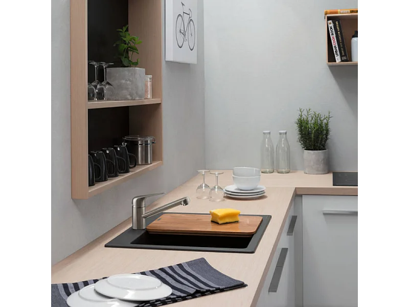 Robinet de cuisine HANSGROHE Focus M42 100 CoolStart chromé