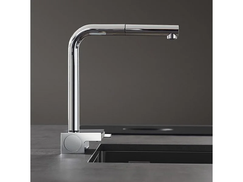 Robinet de cuisine avec douchette HANSGROHE Aquno Select M81 250 sBox 2 jets chromé
