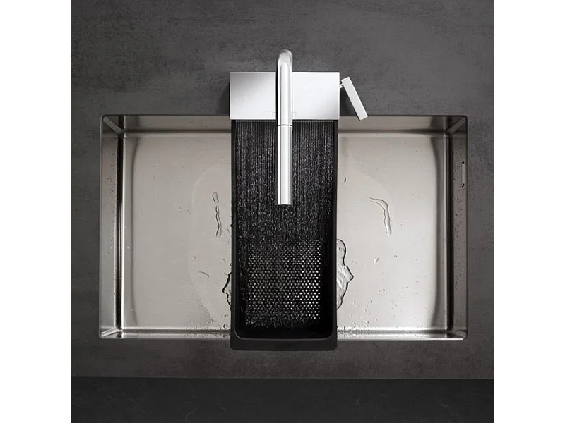 Robinet de cuisine avec douchette HANSGROHE Aquno Select M81 250 sBox 2 jets chromé