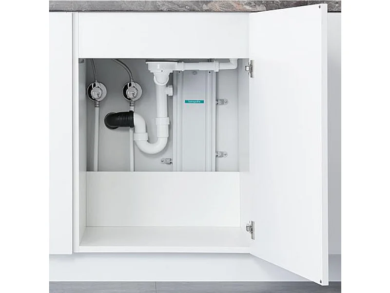 Robinet de cuisine avec douchette HANSGROHE Aquno Select M81 250 sBox 2 jets chromé