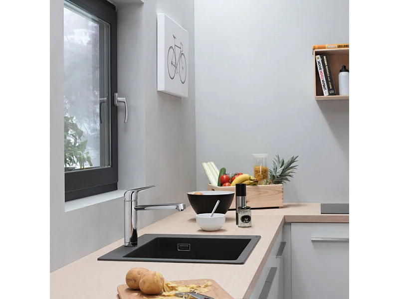 HANSGROHE Focus M42 120 Grifo de cocina abatible cromado