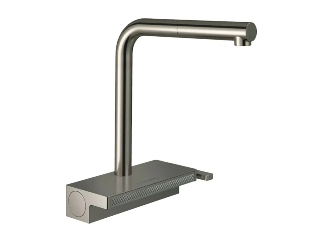 Grifo de cocina con ducha HANSGROHE Aquno Select M81 250 2 chorros aspecto acero inoxidable