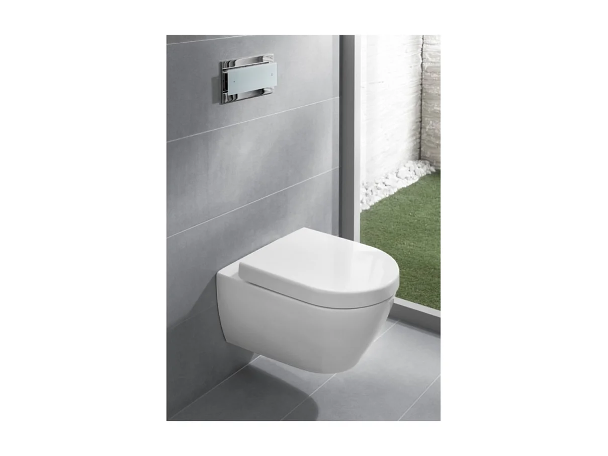 Abattant VILLEROY ET BOCH Subway 2.0 à descente progressive et déclipsable