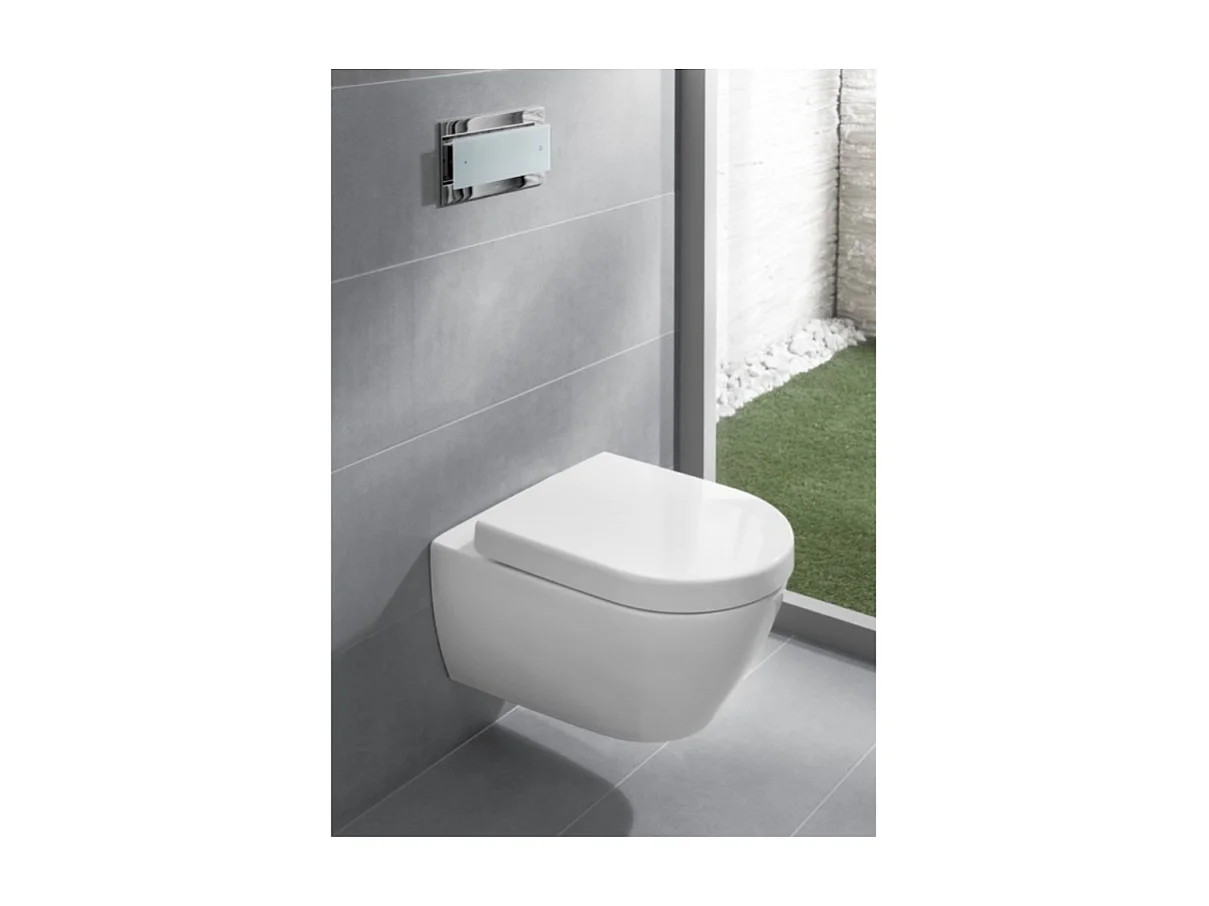 Abattant VILLEROY ET BOCH Subway 2.0 à descente progressive et déclipsable