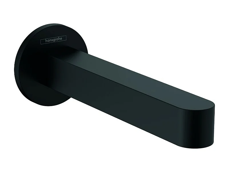 Caño de bañera HANSGROHE Finoris negro mate