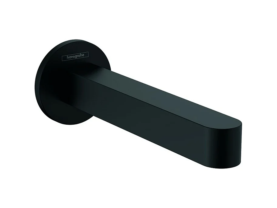Caño de bañera HANSGROHE Finoris negro mate
