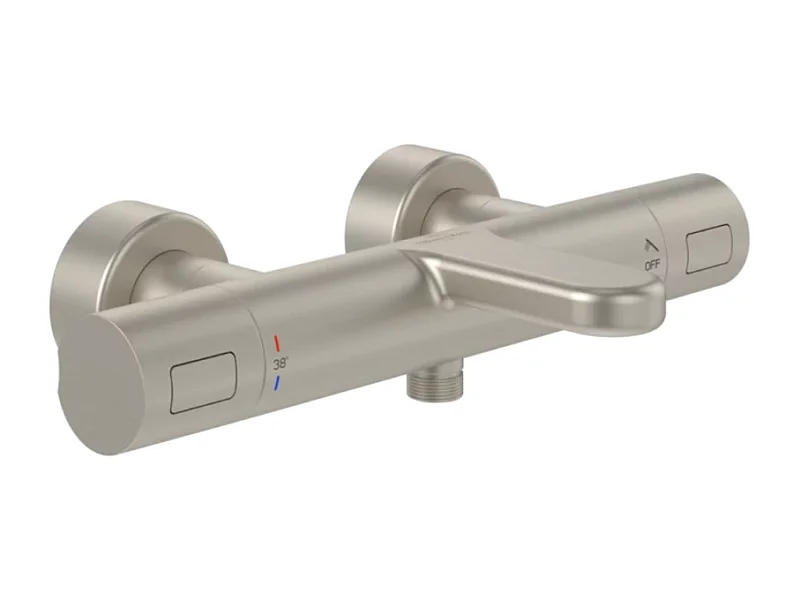Mitigeur bain douche thermostatique VILLEROY ET BOCH Universal rond Brushed Nickel Matt