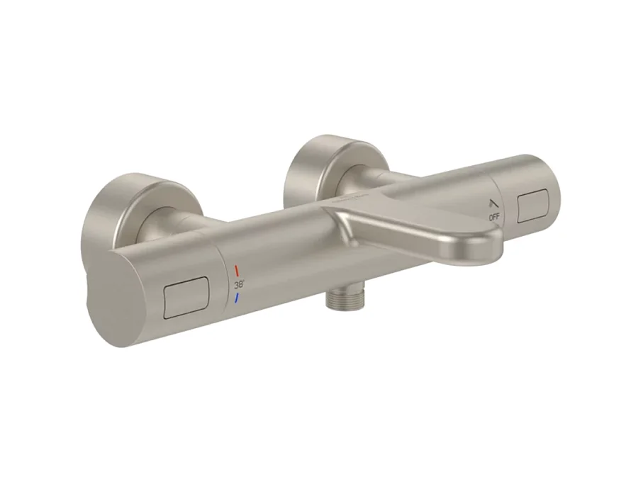 Mitigeur bain douche thermostatique VILLEROY ET BOCH Universal rond Brushed Nickel Matt