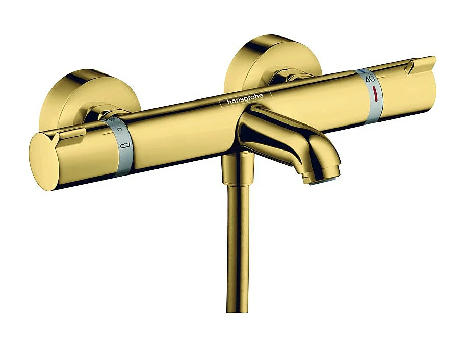 HANSGROHE Ecostat Comfort mezclador termostático para baño y ducha aspecto dorado pulido