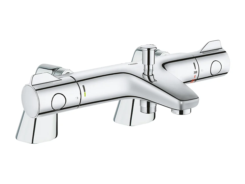 Robinet bain thermostatique GROHE Grohtherm 800 avec colonnettes