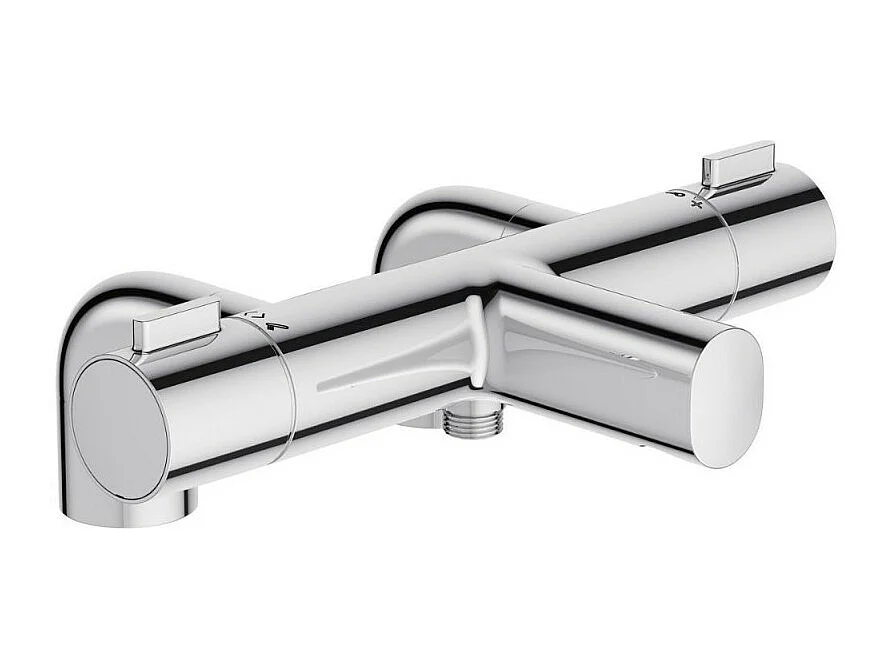 Jacob Delafon Mitigeur bain douche thermostatique sur gorge 2 trous  Cüff chrome