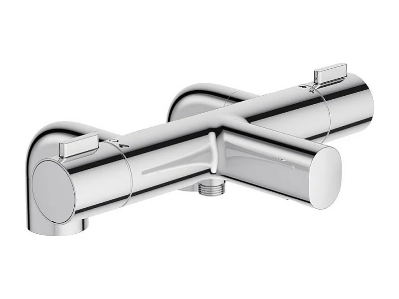 Jacob Delafon Mitigeur bain douche thermostatique sur gorge 2 trous  Cüff chrome