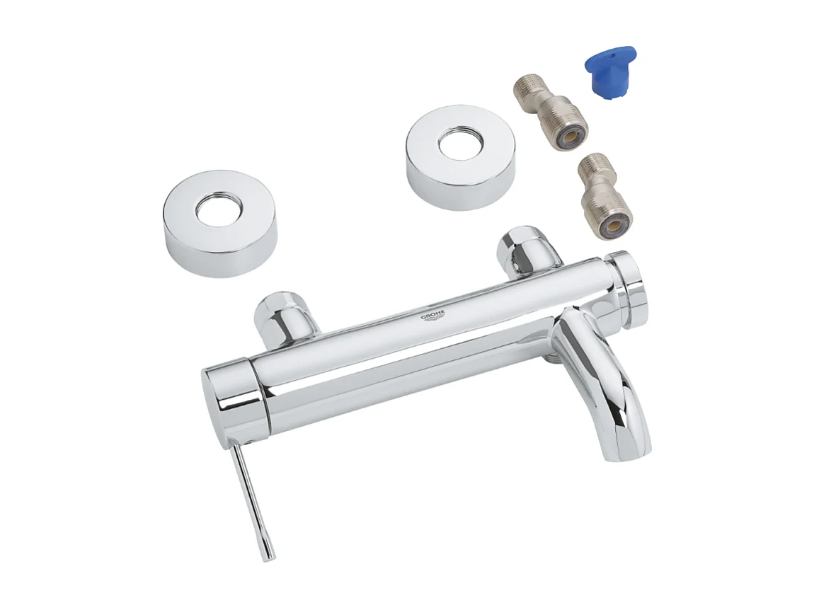 Mitigeur bain mécanique GROHE Essence avec colonnettes