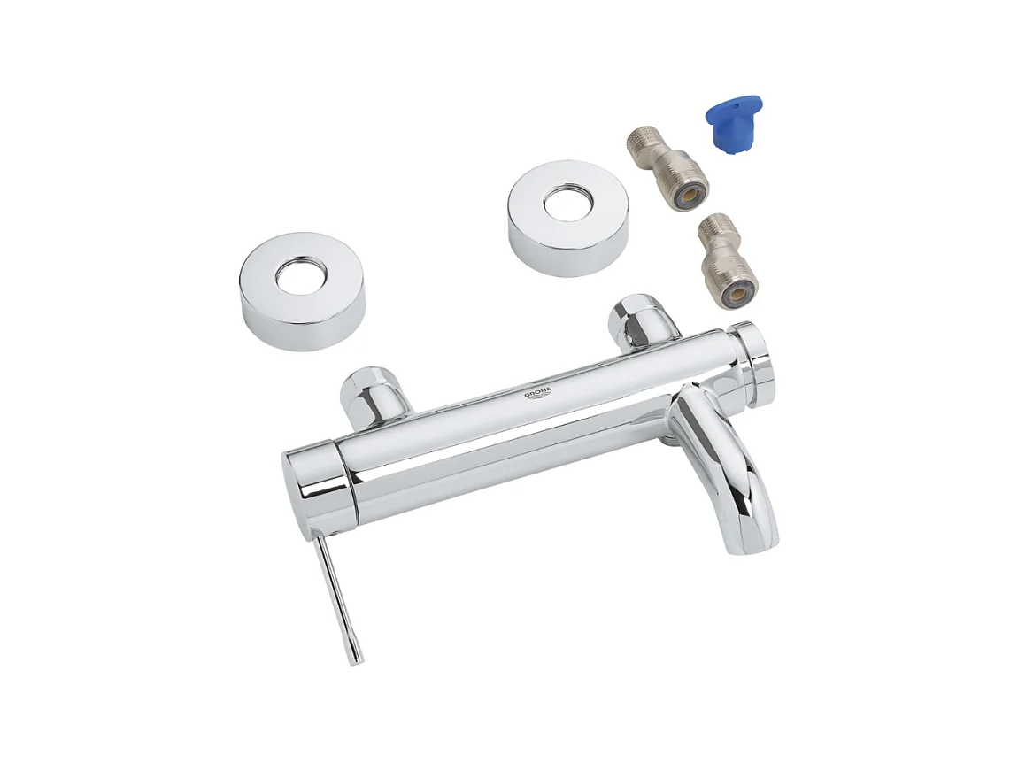 Mitigeur bain mécanique GROHE Essence avec colonnettes