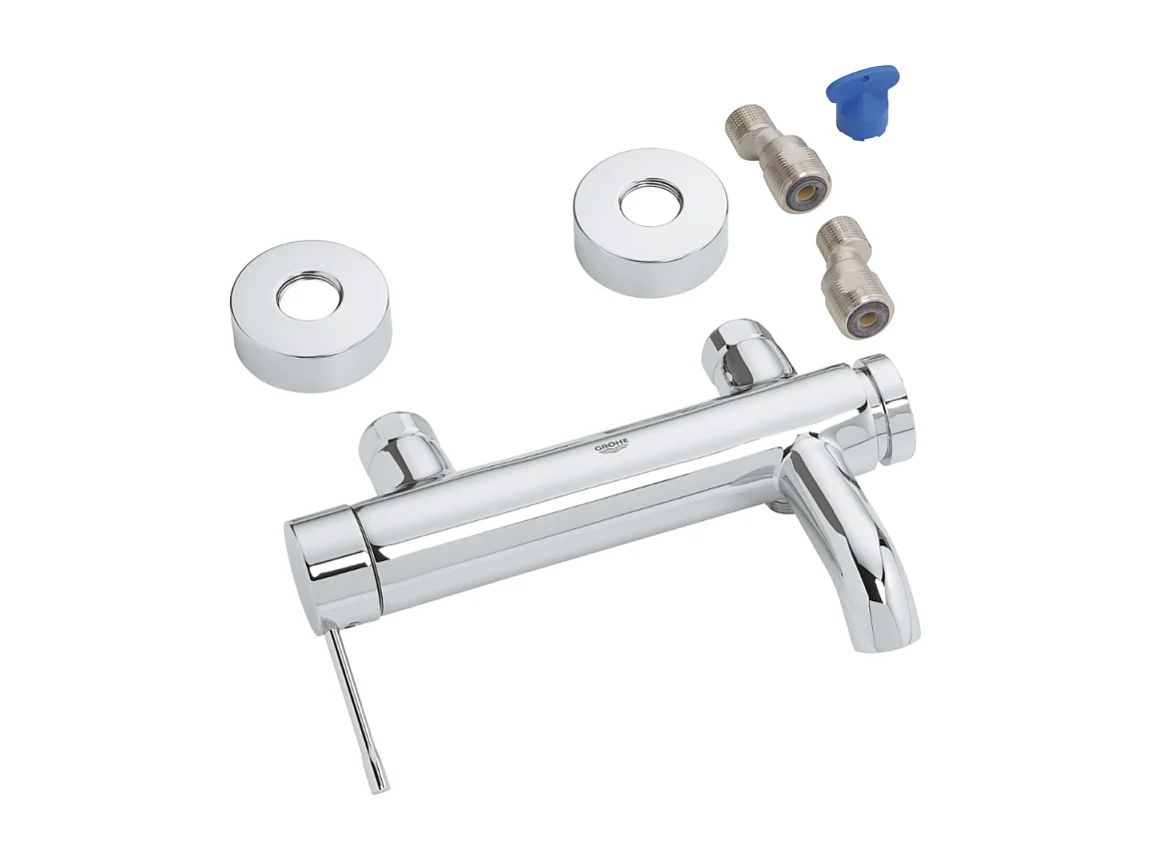 Mitigeur bain mécanique GROHE Essence avec colonnettes